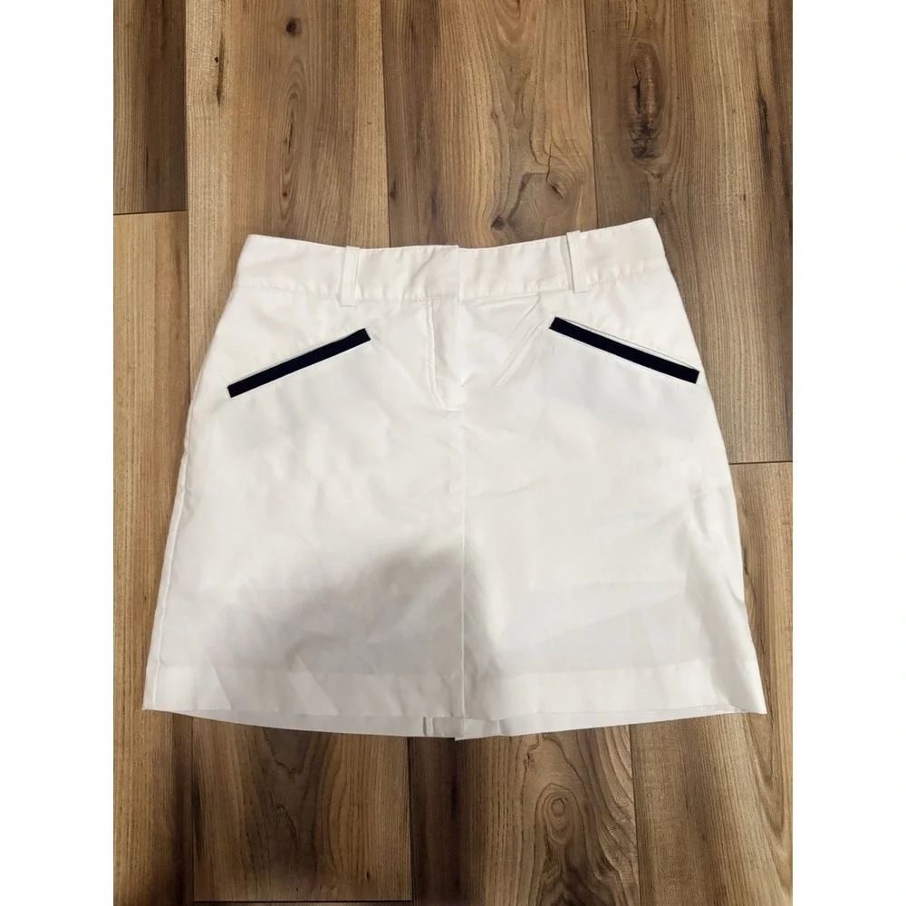 Izod Golf Skort White Women's 2 Pockets Preppy Performance‎ Tennis